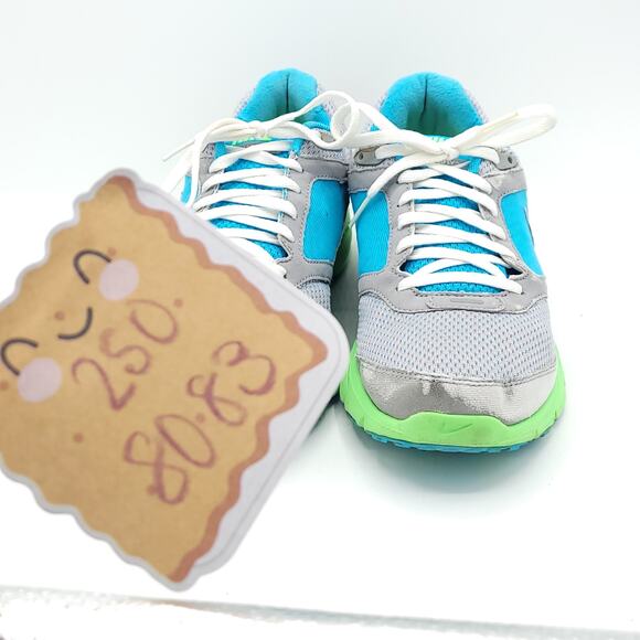 Nike Lunarfly 2 Blue Athletic Sneakers 429850-014 women's size 7.5 - Picture 8 of 9